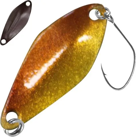 FTM Spoon Tremo 2.3g 2.9cm Brown-Red/Brown Single Hook
