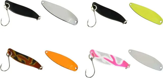 FTM Spoon Hammer Lure Kit 4pcs 3.3cm 2.4g Wobbling