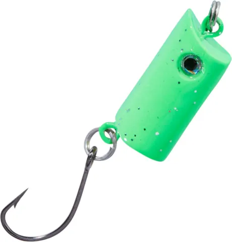 Balzer Forellen Pellet Popper Wobbler 2cm 3g Chartreuse-Glitter