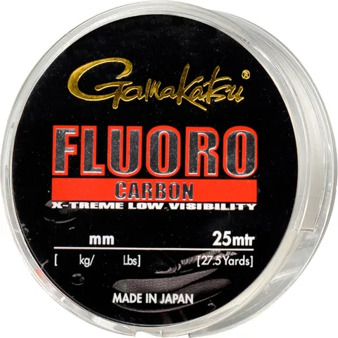 Gamakatsu G-Line Fluoro Carbon Fluorocarbon-Schnur 0.26mm 4.3kg 25m
