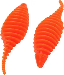 FTM Omura Baits Pongo Junior Gummiköder 4cm Neon Orange Knoblauch