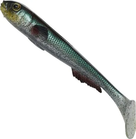 Savage Gear 3D Goby Shad Softbait 23cm 96g Green Silver Goby UV