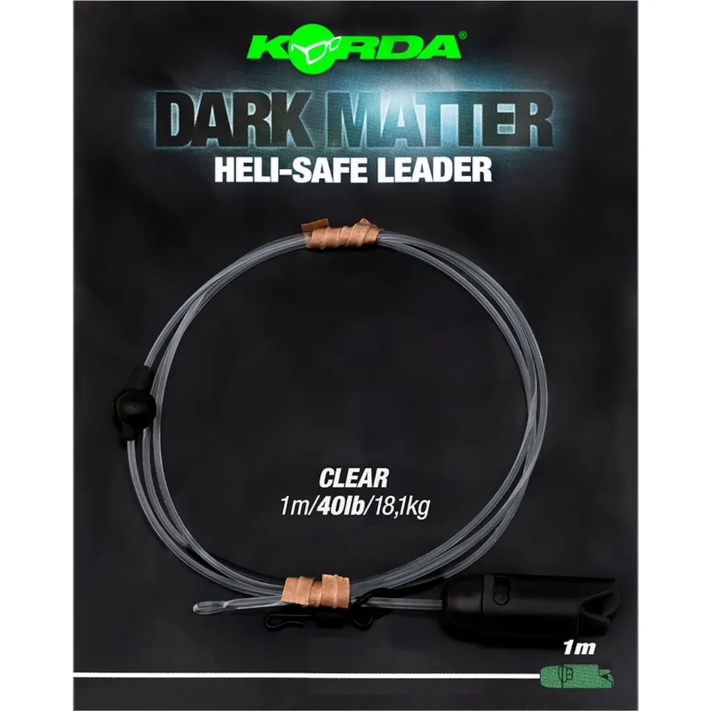Korda Dark Matter Leader Heli Safe 100cm 18.1kg Klar