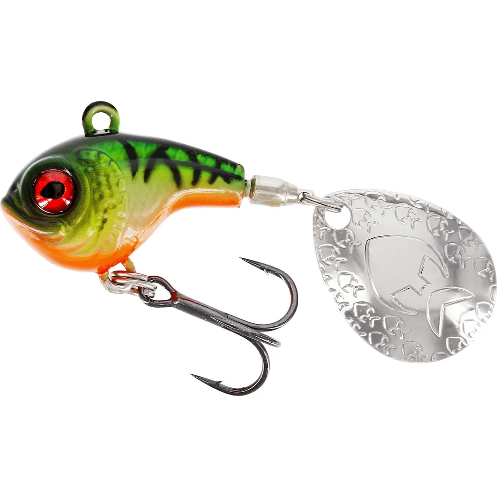 Westin DropBite Spin Tail Jig Spin Tails 3.7cm 22g Firetiger