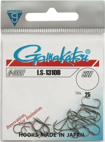 Gamakatsu LS-1310B Hooks 25pcs Bronze Spade End