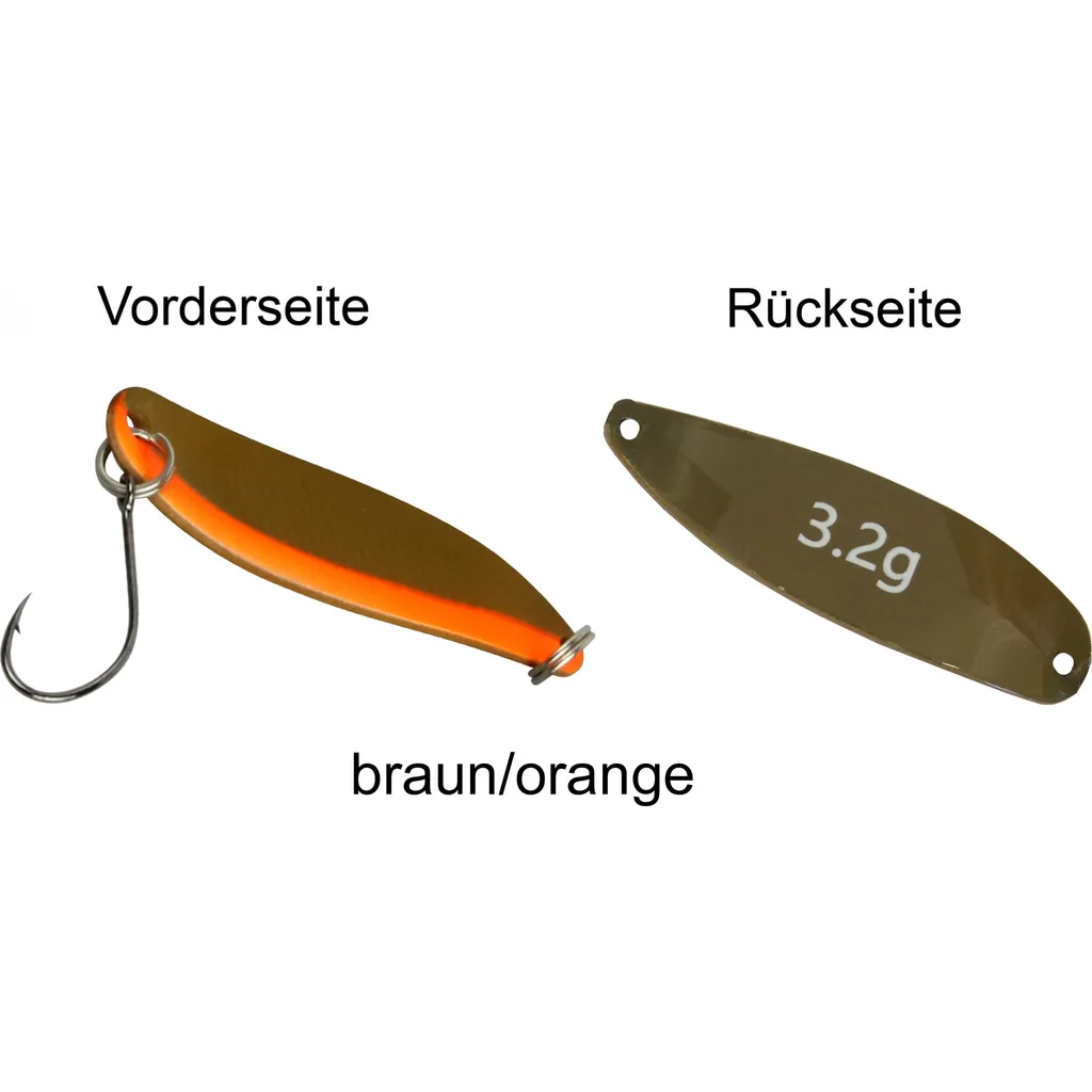 FTM Spoon Hammer 3.8cm 3.2g Braun/Orange