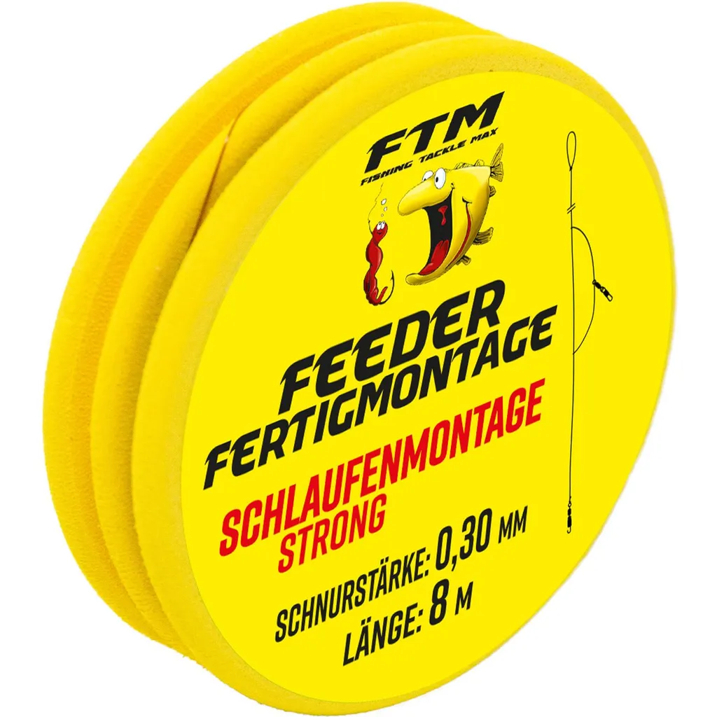FTM Schlaufenmontage 8m - Feedermontage 6.1kg 0.30mm