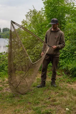 Fox Horizon X3S Landing Net 117cm Carbon Khaki Mesh