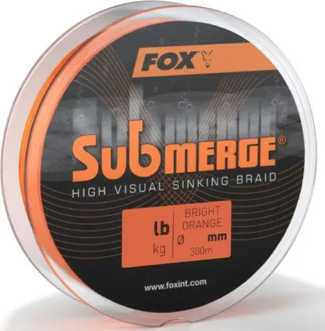 Fox Submerge Braided Line 0.2mm 18.1kg 300m Orange
