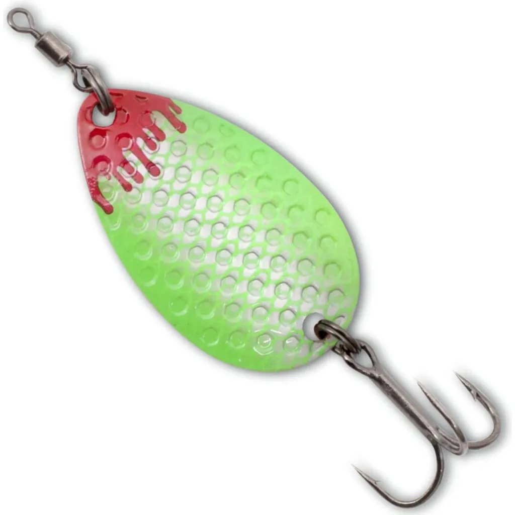 Quantum Magic Trout Blood Big Blade Blinker 3.5cm 2.6g Silberfarben/Grün