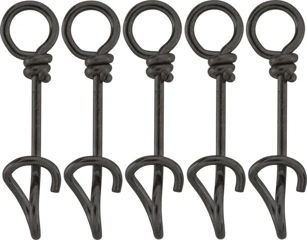 Balzer Shirasu Spezial Eindreher-Einhänger Wirbel 30mm 55kg matt-schwarz Schnellwechselwirbel