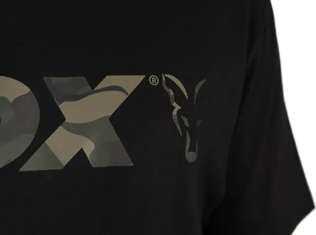 Fox Black Camo Logo T-Shirt XXL