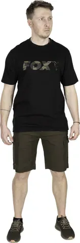 Fox Black Camo Logo T-Shirt L