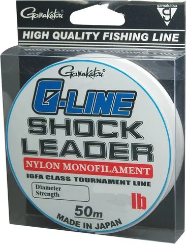 Gamakatsu G-Line Shock Leader Monofilament Line 0.47mm 15kg 50m