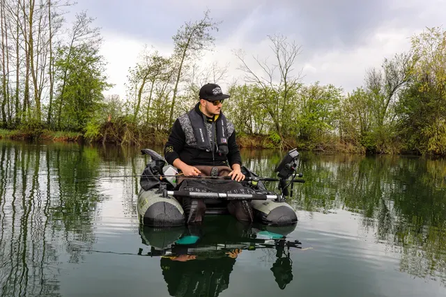 Black Cat Battle Boat Belly Boat 170cm PVC