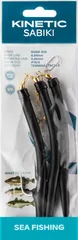 Kinetic Sabiki Makk Fertigmontagen #6/0 Black