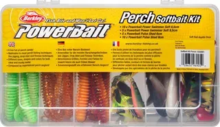 Berkley PowerBait Perch Kit 30 Pieces Soft Bait