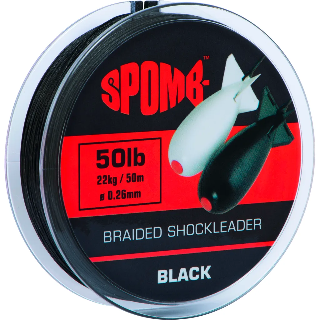 Spomb Braided Leader 0.26mm 22kg 50m