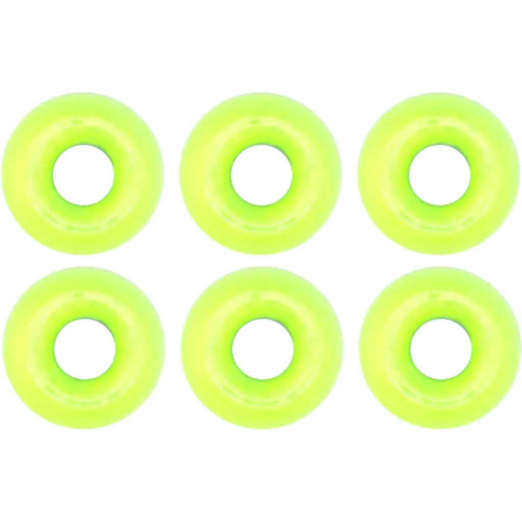 FTM Tungsten Perle Omura rundes Loch Senkgewicht 3.8mm Chartreuse