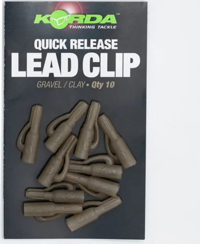 Korda Quick Release Lead Clips Gravel/Clay