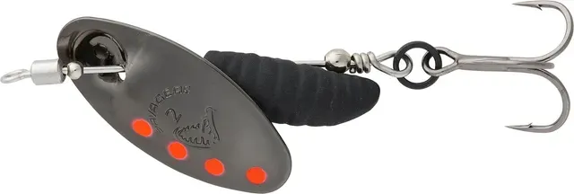 Savage Gear Grub Spinners 3.8g Black Red Black