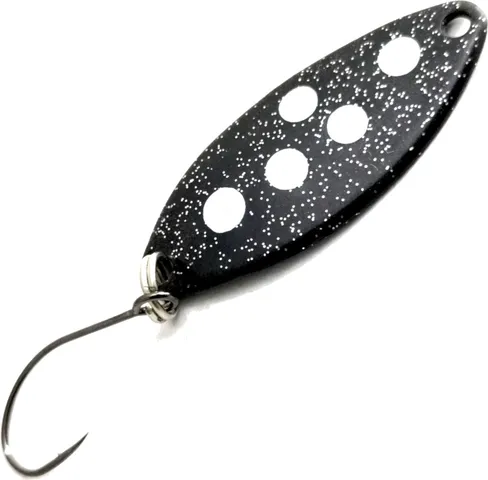 Troutwerk Spoon 3.3cm 2.5g Black/White Dots