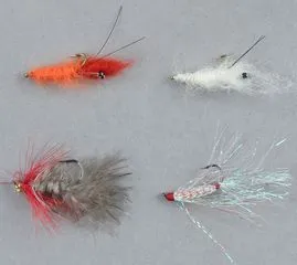 Balzer Meerforellen Springer Fliegen Set Lure Kit 4Pcs Fly Single Hook