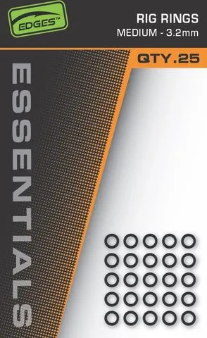 Fox Edges Rig Rings 3.2mm 25pcs Medium