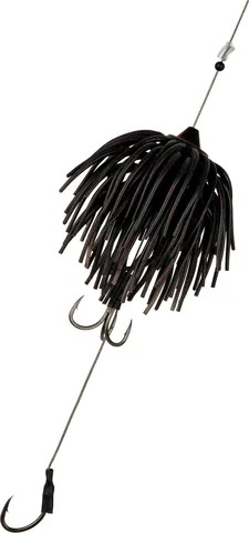Black Cat Echtwurmteaser 120g Black Red Flash
