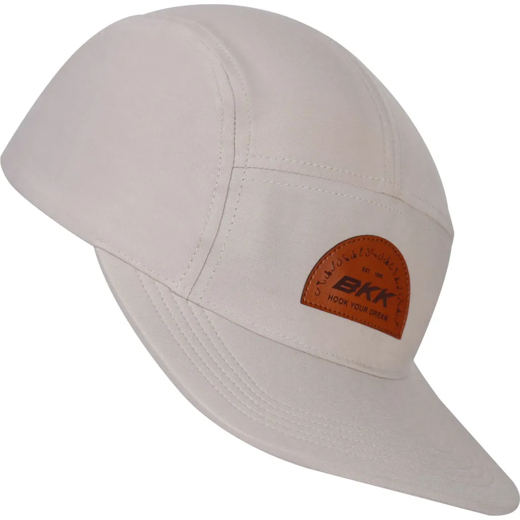 BKK Logo Five Panel Hat One Size Beige