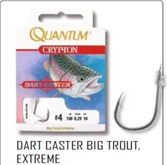 Quantum Crypton Forellenhaken Große Forelle Extreme #10 180cm