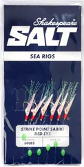 Shakespeare SALT Rigs Strike Point Sabiki Red Eye 9g