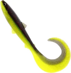 Westin BullTeez Curltail Softbait 8cm 3g Black/Chartreuse