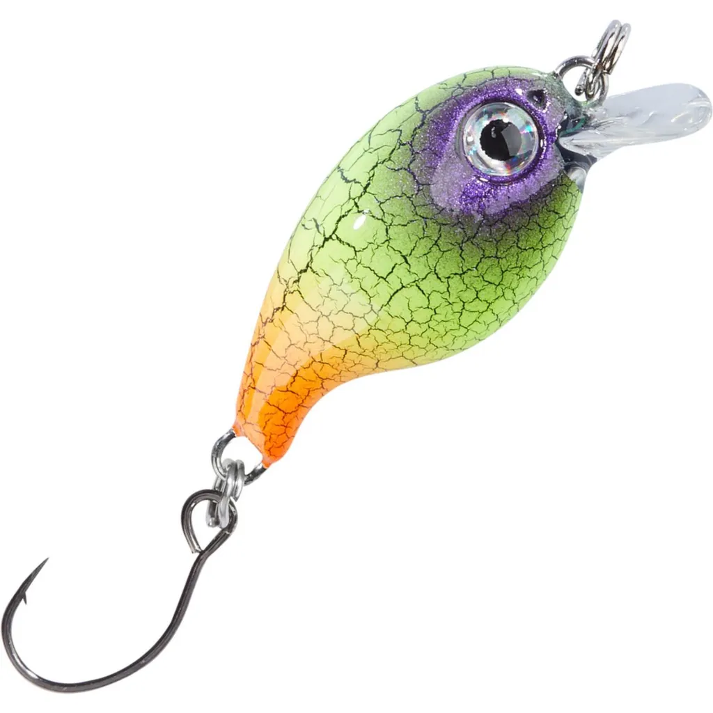 Balzer Trout Attack Crank Wobbler Thunder 3cm 2g Lila-Gelb-Orange