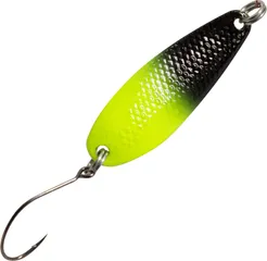 FTM Spoon Wheel 3.8cm 3.6g Chartreuse-Schwarz/Chartreuse-Schwarz