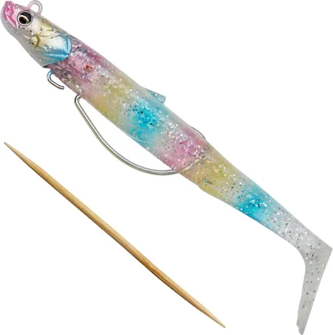 Savage Gear Sandeel V2 Weedless Sea Fishing Lure 13cm 33g Cotton Candy
