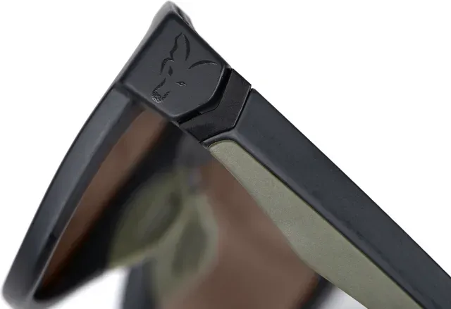 Fox Collection Green Black Shades Polarized Glasses Black Brown