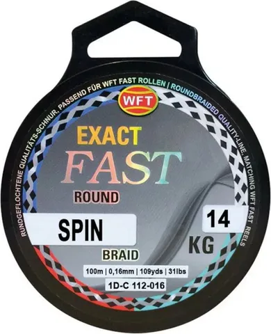 WFT Fast Spin & Braid Braided Line 0.16mm 14kg 100m Red