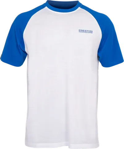 Preston Lightweight White Raglan T-Shirt XXL Short Sleeve 100% Cotton