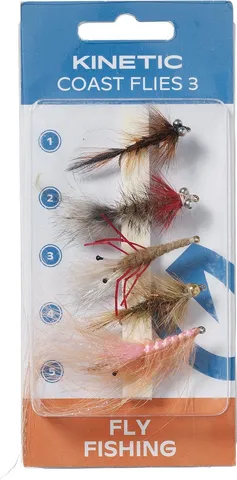 Kinetic Coast Flies 163 Mix 5pc