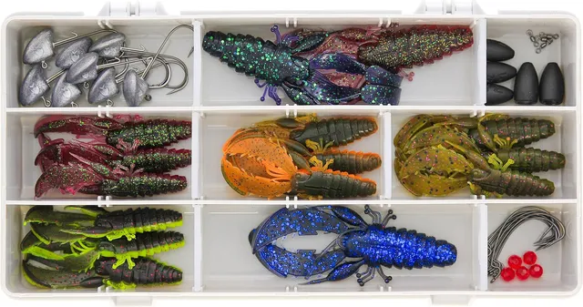 Westin Crecraw Box Köder-Set 44Pcs Soft Lure Kit