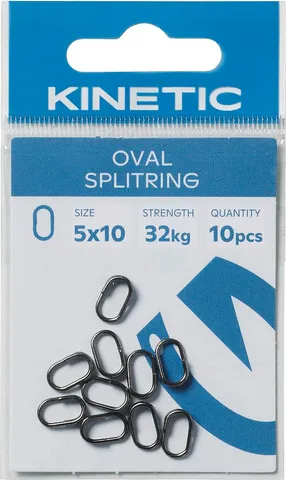 Kinetic Oval Sprengringe 098 4×8mm 27kg 10pcs