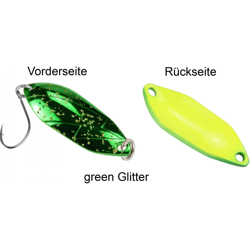 FTM Spoon Hit Blinker 3,3g Green Glitter