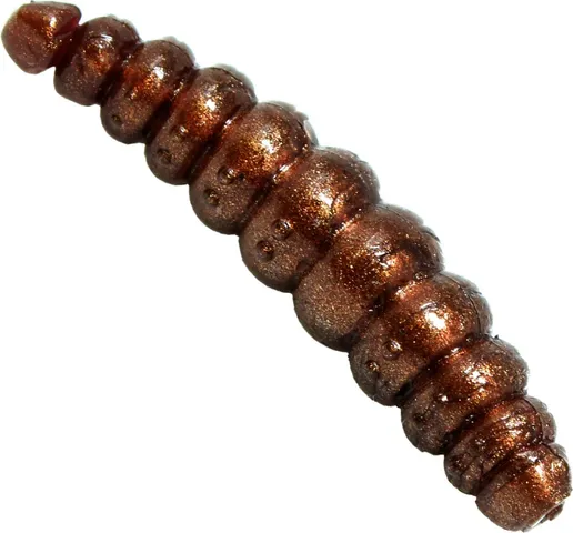 FTM Omura Baits Larvy Käse Gummiköder 4.5cm Braun