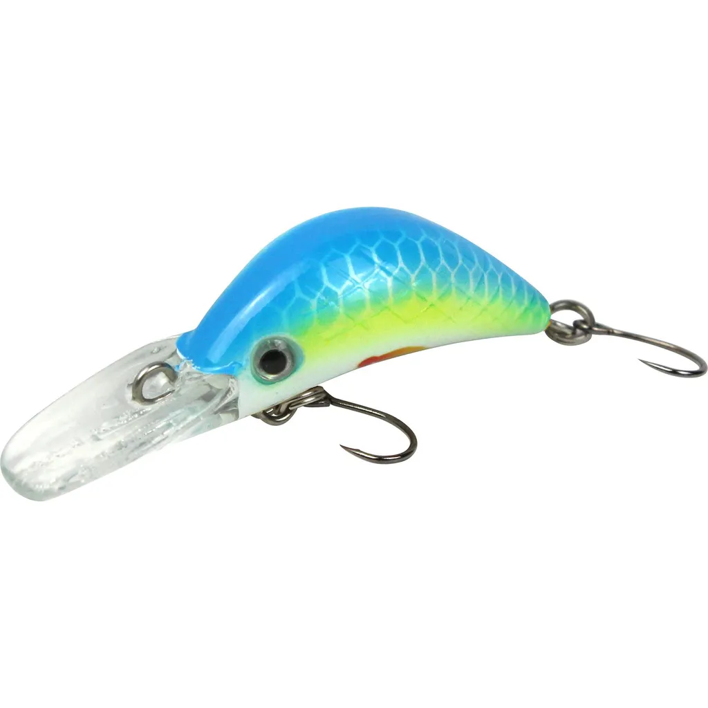 FTM Masu Security Wobbler 3cm 1.6g Blau-Gelb-Weiß UV