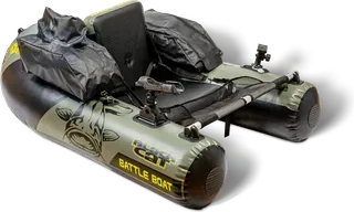 Black Cat Battle Boat Belly Boat 170cm PVC