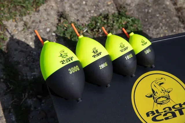 Black Cat Hard Core Beacon Float Pose 200g Black/Yellow