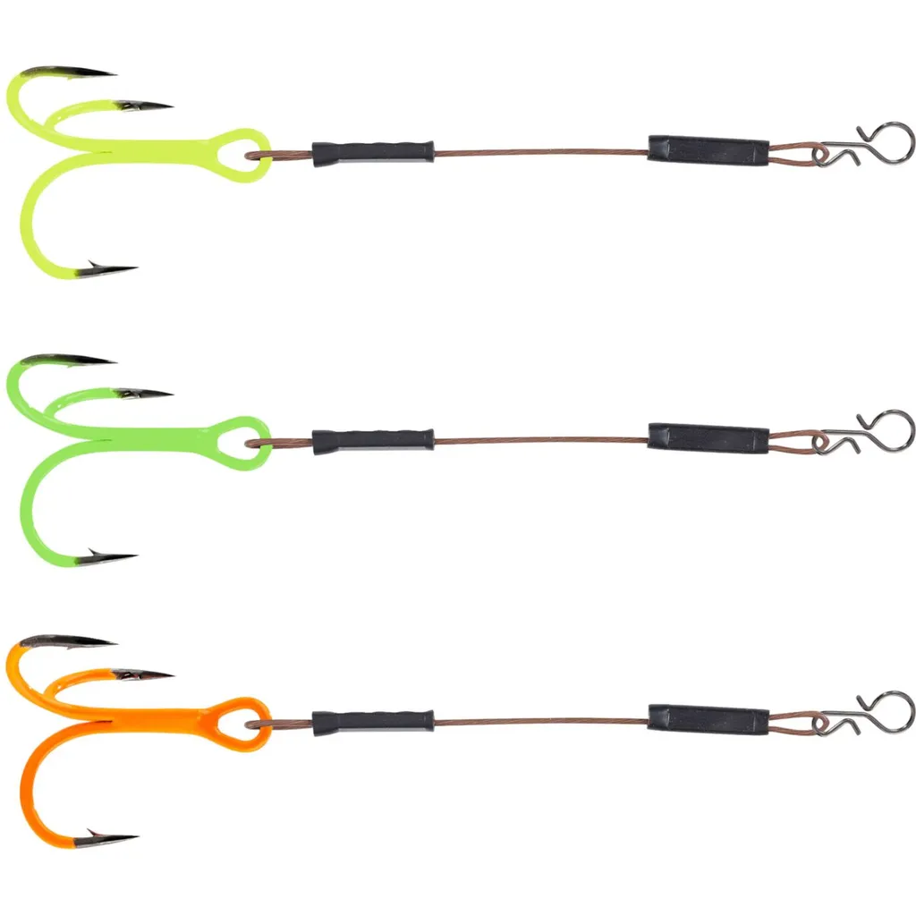 Balzer Shirasu 1x7 UV Stinger Rigs mit Clip #8 3.5cm