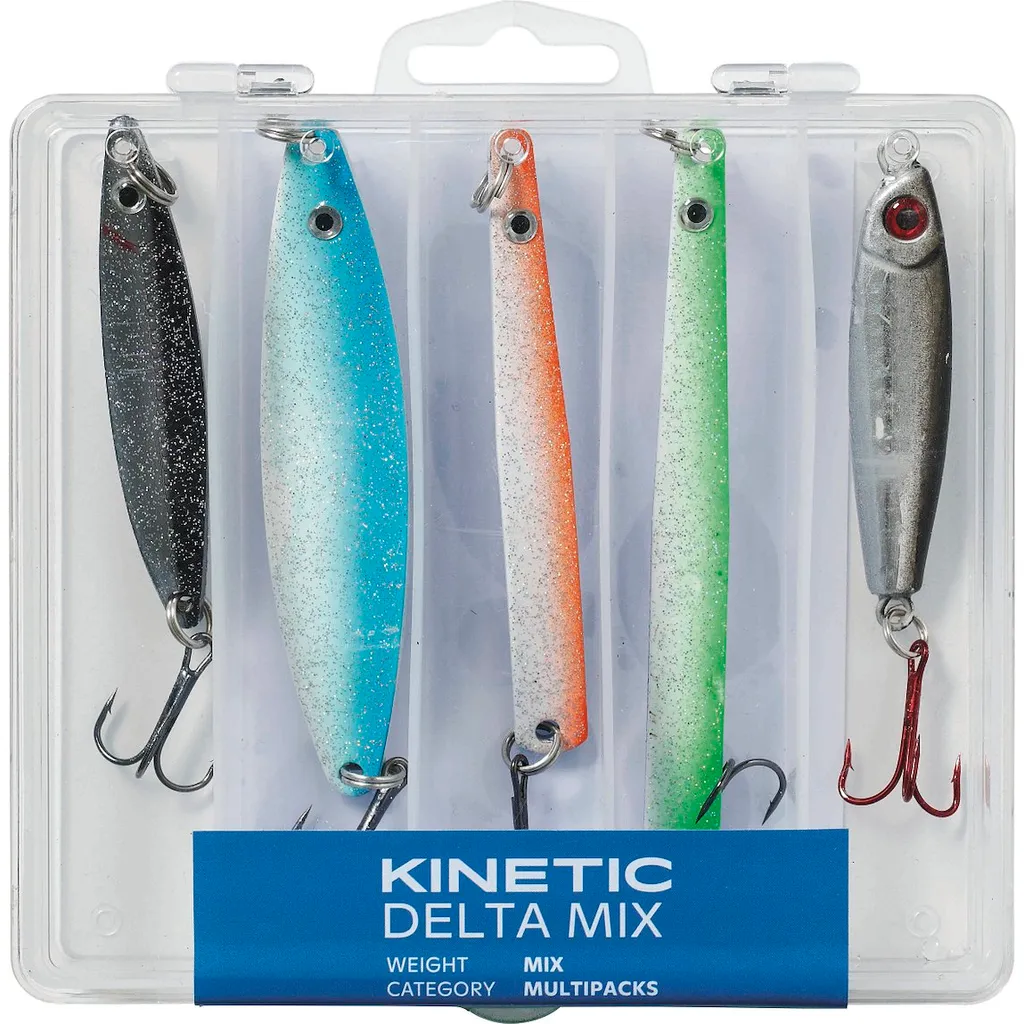 KINETIC DELTA MIX Kunstköderset 5PCS MIX