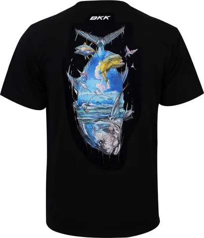 BKK SHORT SLEEVE CASUAL SHIRT - BRAND VALUES GT - BLACK T-shirt XL